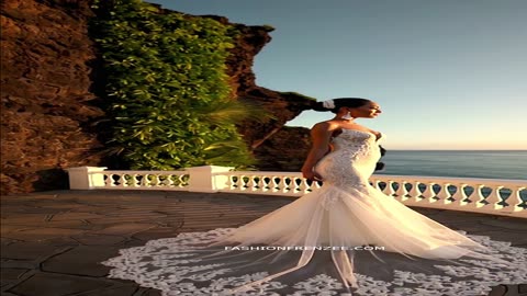 Princess bridal dress with cathedral veils that dance with every breeze 🌬️👰