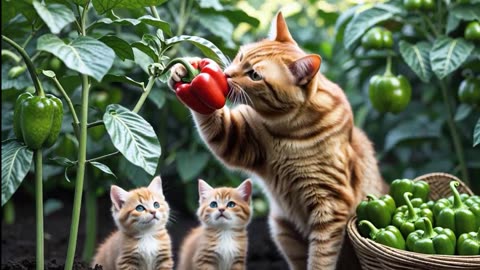 #CuteCat #CatMom Mama Cat Saves Dolphin, Gets Fish Feast & Cooks with Kitten by the Sea! 🌊🐟