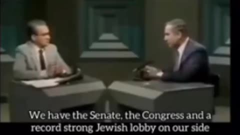 Bibi tells Israel that his people control the United States 1980s
