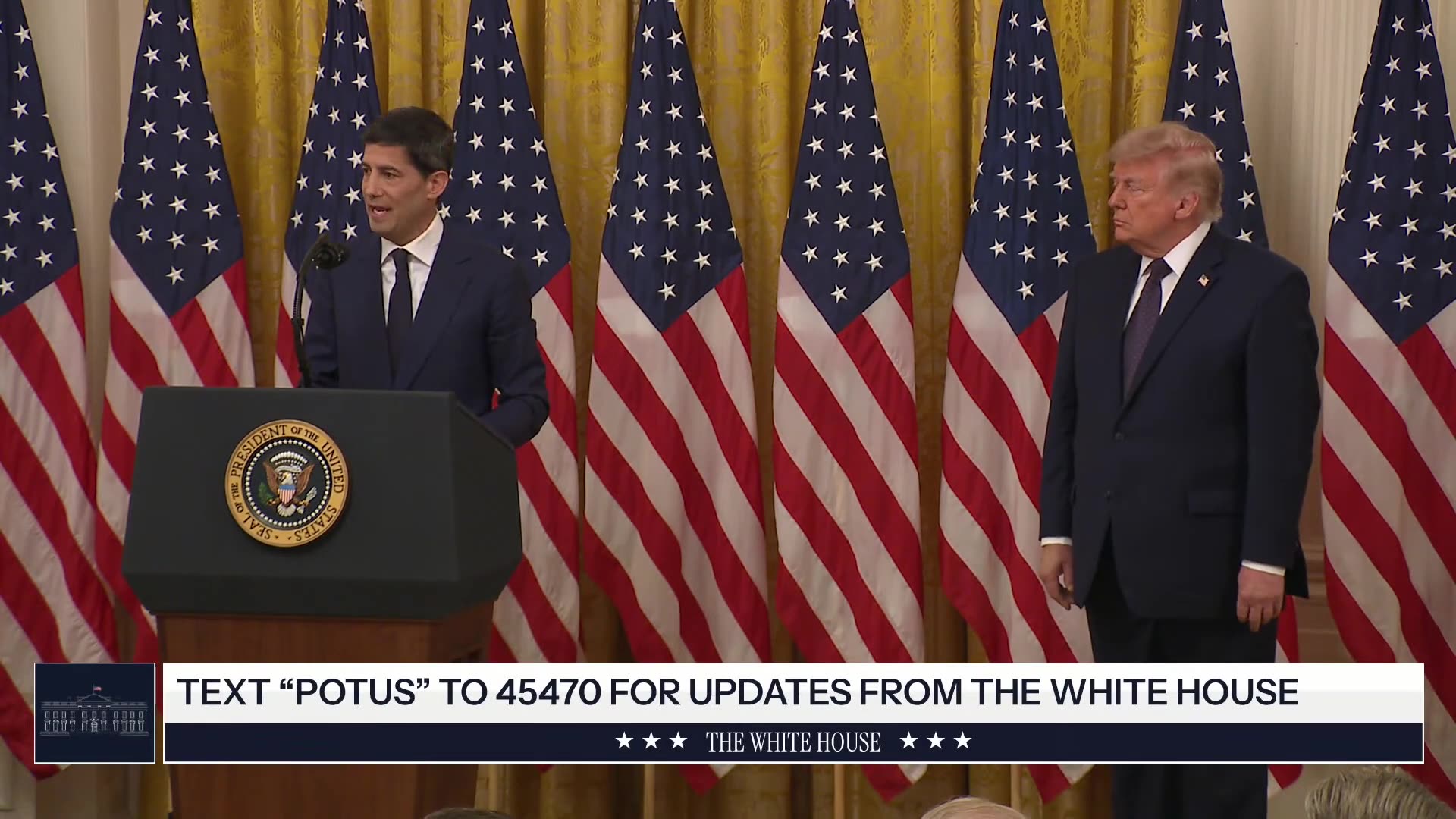 President Trump Participates in a Swearing-In Ceremony for the Chairman of the Federal Reserve