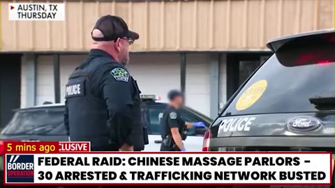 FBI & ICE Raid Chinese Massage Parlor - 30 Arrested