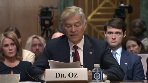 Medicare nominee Dr. Oz: "We have a chance to fix healthcare and help people stay healthy longer."