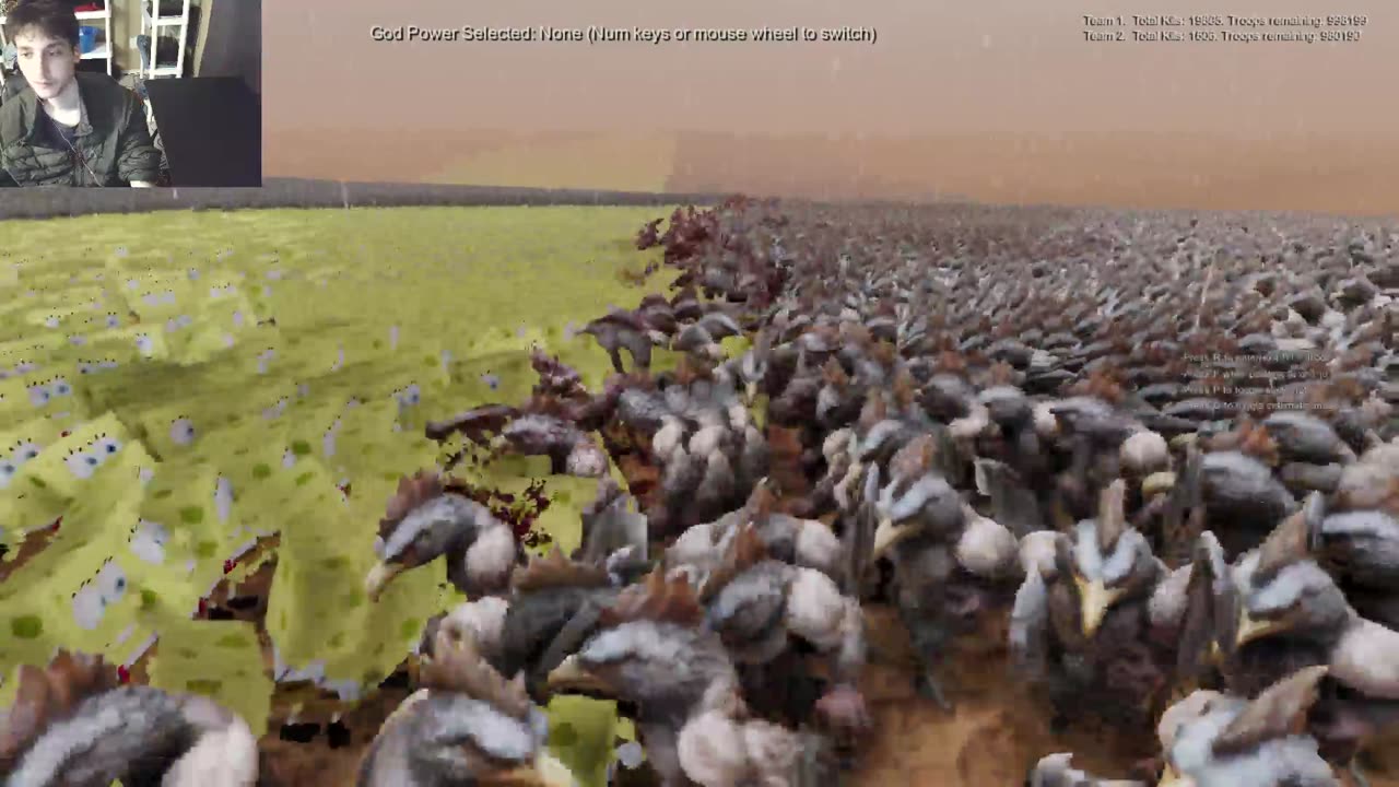Outtake #3,152 Of One Million SpongeBob SquarePants VS One Million Chicken Warriors In A Battle