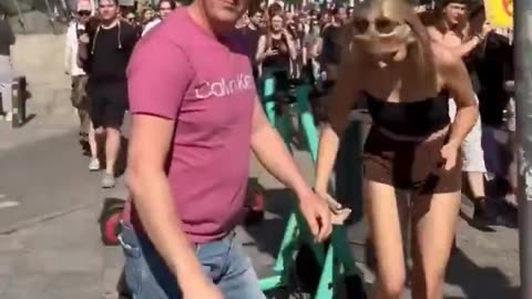 This Polish woman doesn't like LGBT pride.