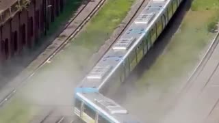 Descarrila un tren en Buenos Aires y deja 20 pasajeros heridos