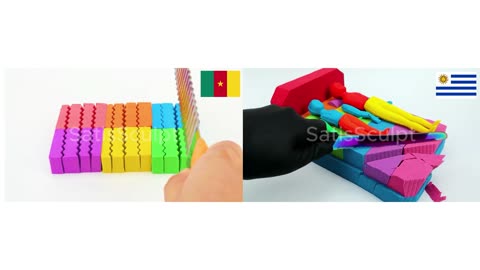 Symmetry of Nations 🇨🇲🇺🇾 — Pure 4K Visual ASMR • Dual Balance • Kunst in Bewegung