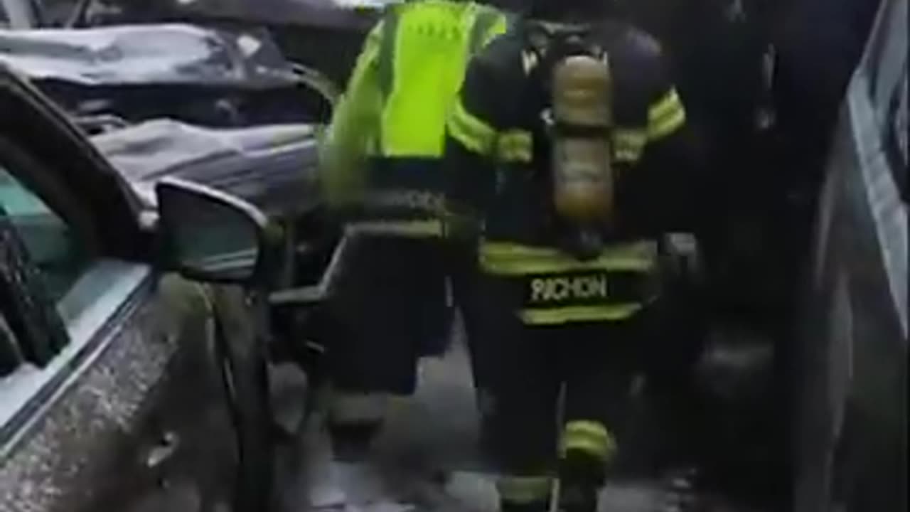 About 50 vehicles were involved in a massive crash in the United States