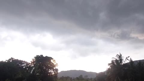 Heavy Rain & Dark Sky 🌧️⚡ | Real Stormy Weather Vibes – Must Watch!