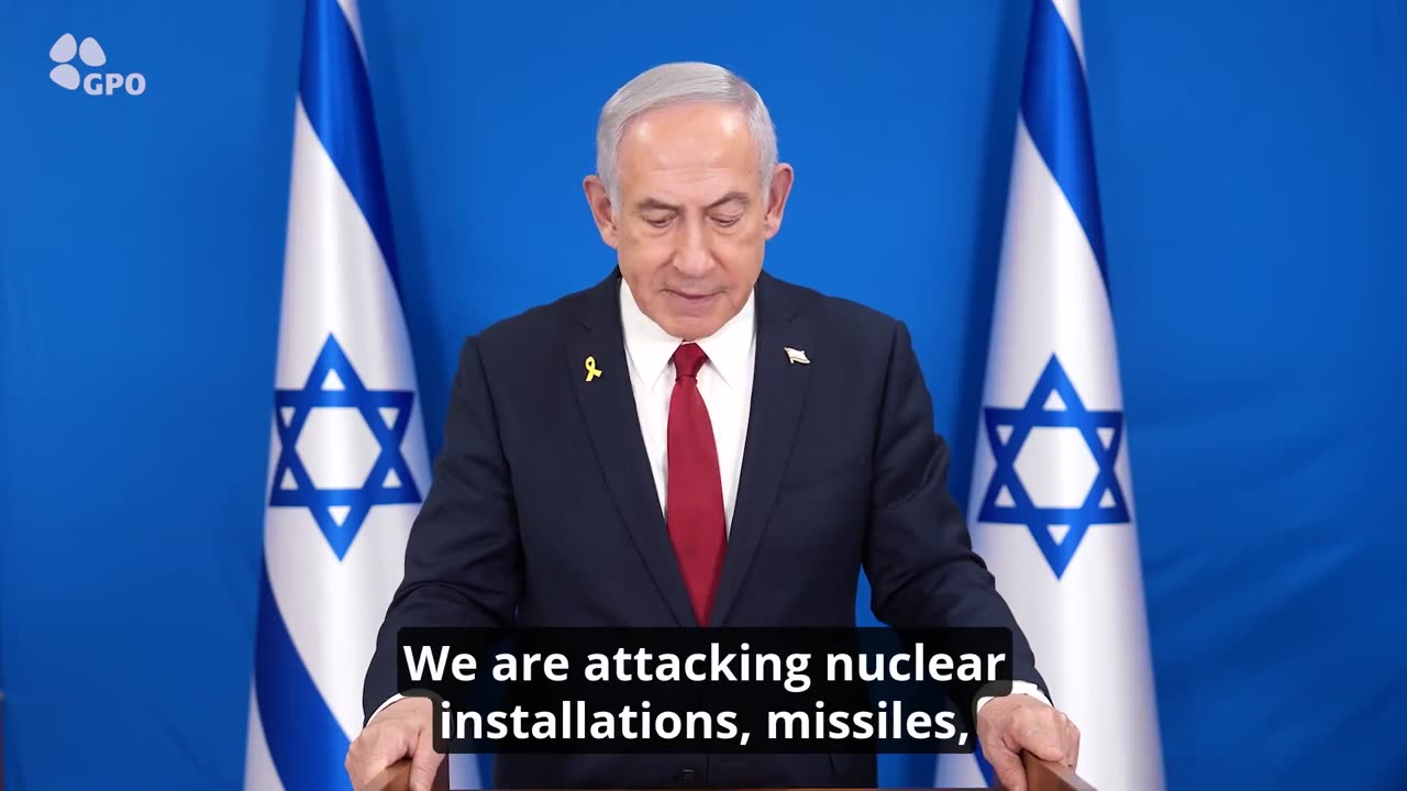 Prime Minister Benjamin Netanyahu: "We are on day six of Operation Rising Lion.