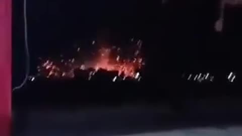Reports from Syria about a large explosion at an ammunition depot in the Idlib area