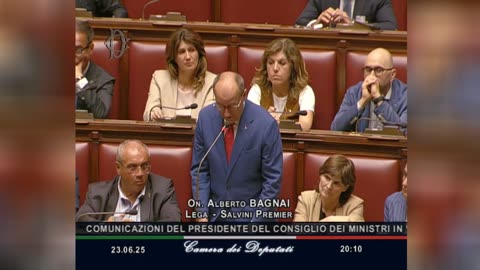 🔴 On. Bagnai in merito alle comunicaz. del Pres. Meloni in vista del Consiglio eur. del 26/27 giugno