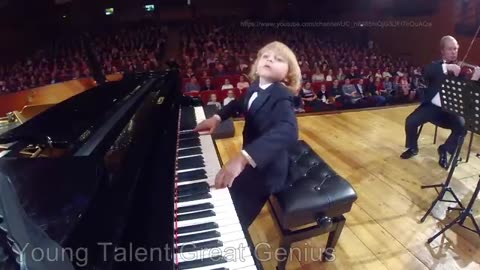 Mozart Concerto No 3 Mysin Elisei Piano Елисей Мысин Young pianist composer Enisey reincarnation