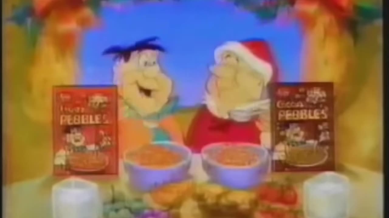 Flintstones Pebbles Christmas ad