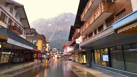 This Swiss Village Looks Even More Beautiful in the Rain!