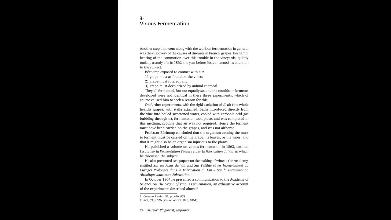 Béchamp vagy Pasteur - 1. könyv - 3. fejezet - Borászati erjesztés