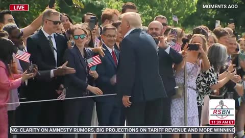 RSBN Pres. Trump Departs from the White House Enroute to Texas After Deadly Floods - 7-11-25