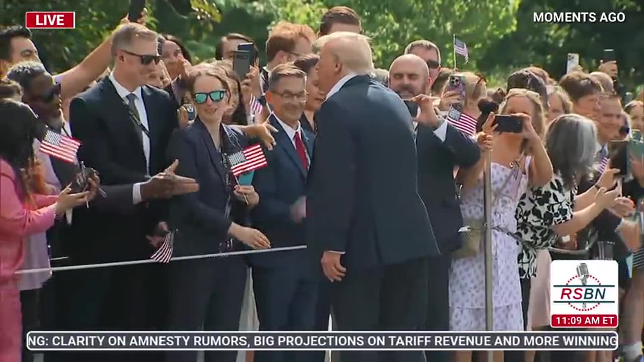 RSBN Pres. Trump Departs from the White House Enroute to Texas After Deadly Floods - 7-11-25