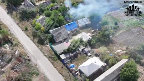 Ukrainian Drone Operator Attacked a Civilian Female Attempting to Flee the Line of Combat Contact