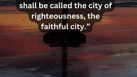Journey of faith and spiritual growth Isaiah 1:26 Daily Bible Verse