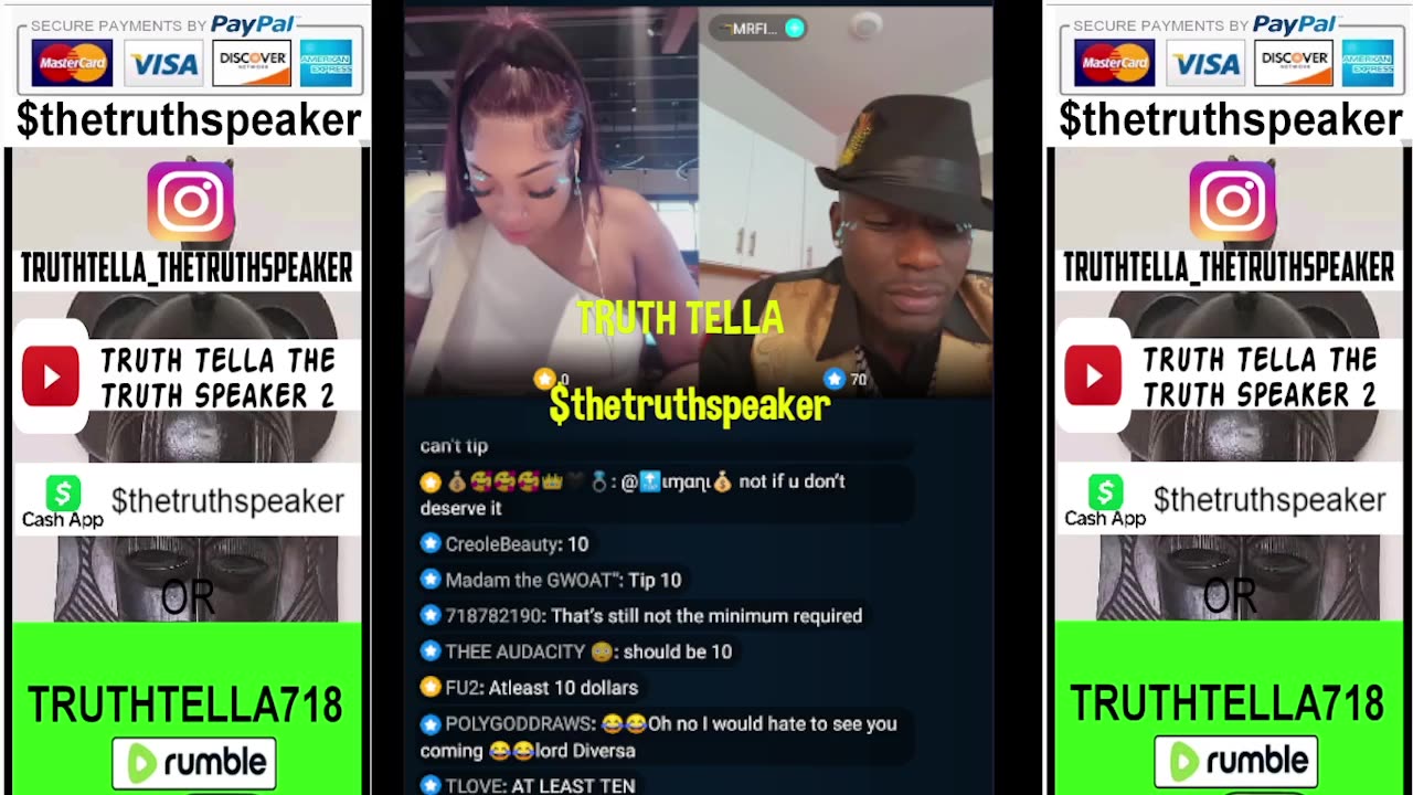 MRS. DIVERSE SOLO LIVE THEN 1 ON 1 WITH FINESSE SAYS "YOU COULD'VE GOT IT"