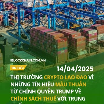 Thị trường crypto lao đao vì những tín hiệu mâu thuẫn từ chính quyền Trump về chính sách thuế