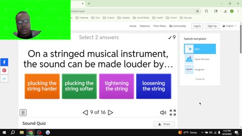 A Quiz on Sound