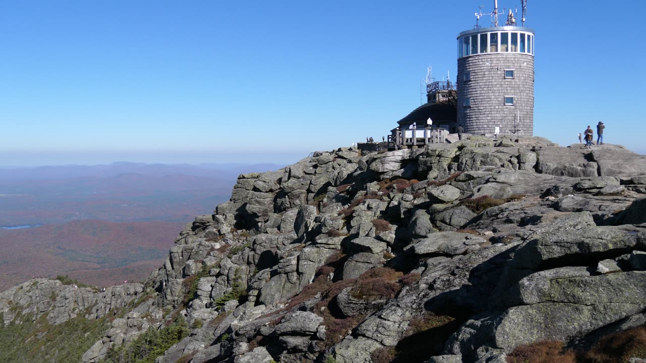 Top of Whiteface Mountain in Adirondacks