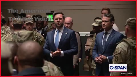 Vance, Hegseth Personally Thank National Guard Troops, Serve Them Hamburgers