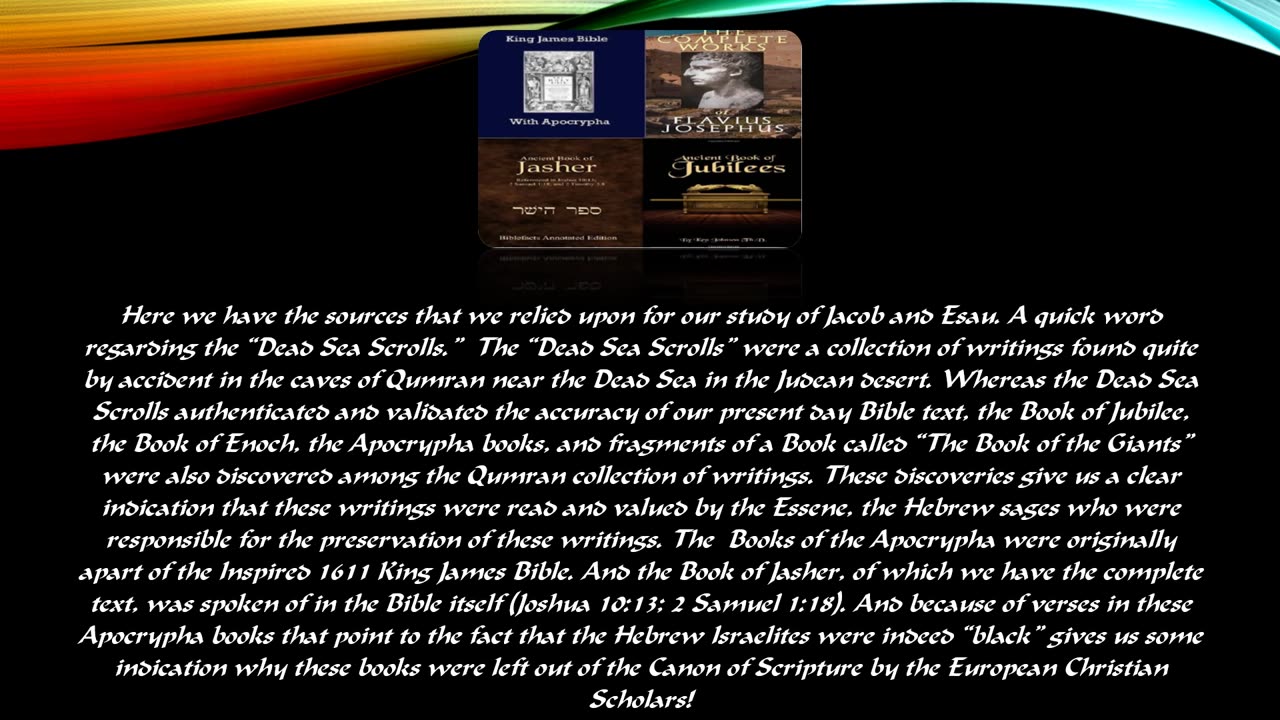 Esua And Jacob: The "Two Nations" (1)