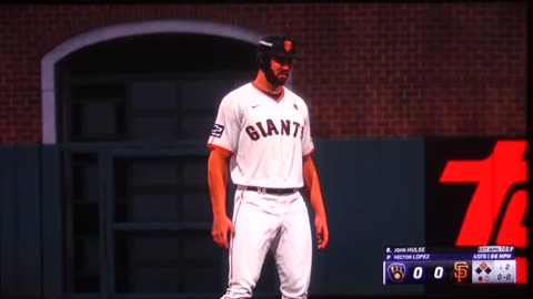 MLB The Show: San Francisco Giants vs Milwaukee Brewers (S15 NLCS G1)