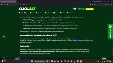 ojol555.com Tempat Paling Aman Bermain Slot Online di Indonesia?
