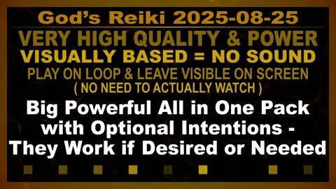 God's Reiki | Big Powerful All in One Pack - 38 Optional Intentions