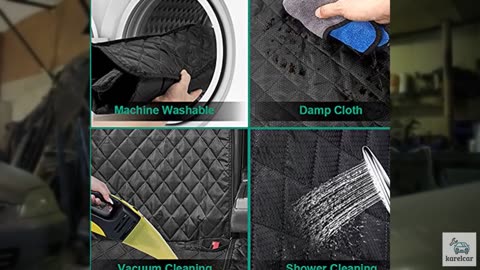 ANOSOSPECIAL Dog Car Seat Cover for Back Seat Cover,Non Stick Fur Rear Seat Prot