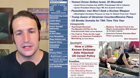 Italy, Spain Deploy Warships To Help Gaza Aid Flotilla, 79th US Airstrike in Somalia, and More