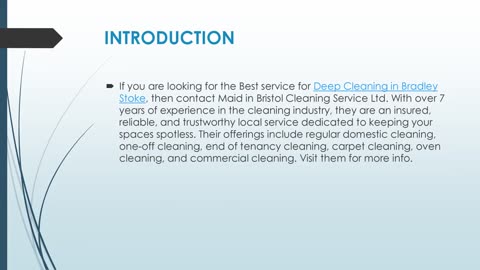 Best Deep Cleaning in Bradley Stoke