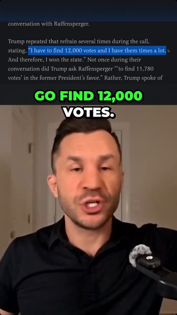 Did Trump Really ASK to Find 11000 Votes