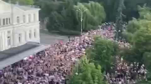 Massive Protest in Kiev