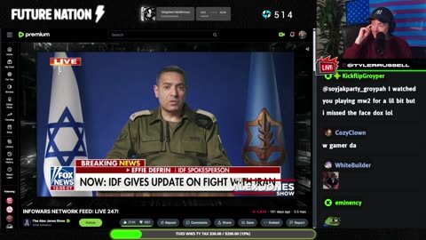 NICK ON INFOWARS LIVE AT 1PM CENTRAL! TRUMP TO STRIKE IRAN? WW3 LIVE! TUES YAP