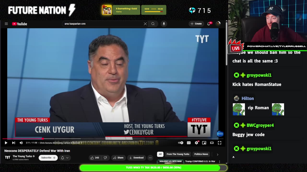 NICK ON INFOWARS LIVE AT 1PM CENTRAL! TRUMP TO STRIKE IRAN? WW3 LIVE! TUES YAP