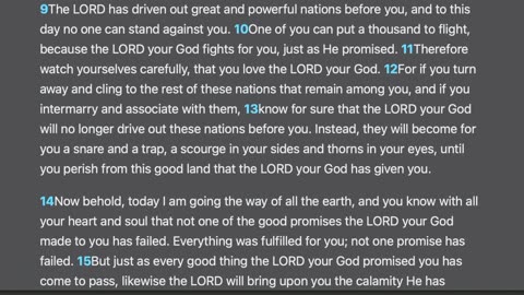 Joshua 23