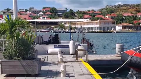 Waiting for the Ferry at Gustavia Harbor, St. Barth returning to Sint Maarten
