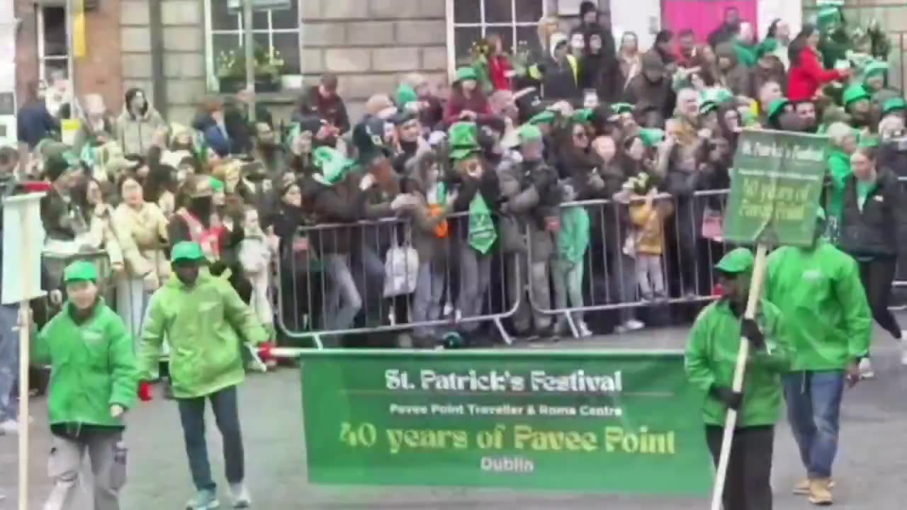 The St Patrick's Day parade in Dublin has been completely diversified.