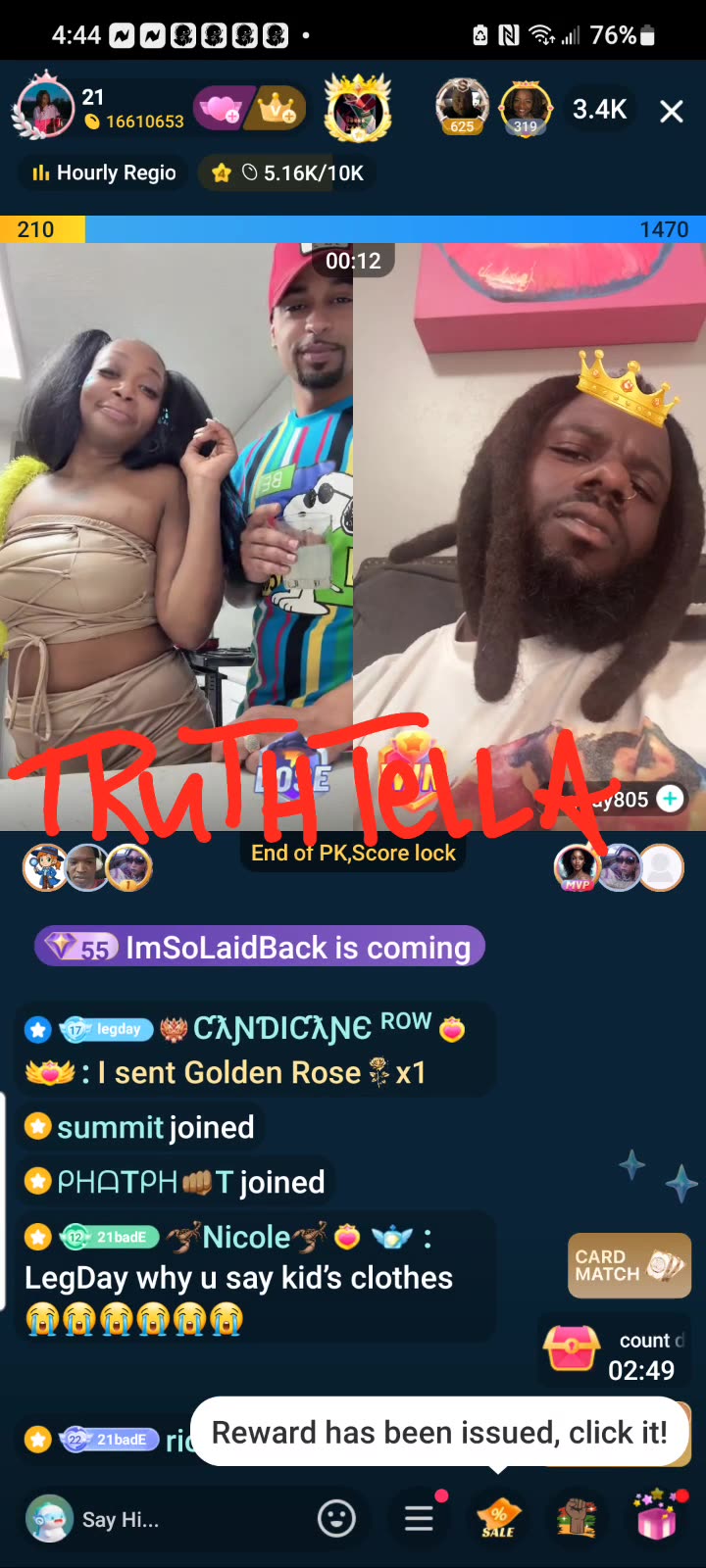 21BADBITCH & DROSKI PK MODE VS. EVERYBODY 7/14/25