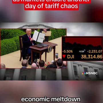 Markets plunge with S&P 500 down 6% and Dow down 2,200 after China retaliates against Trump tariffs