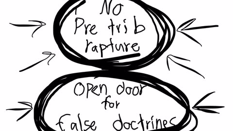 Pre trib or an open door to nonsense