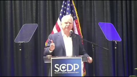 Tim Walz Says Democratic Party Needs To 'Bully The Shit' Out Of Donald Trump