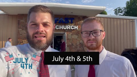 July 4th Soulwinning Marathon in Springdale, AR!