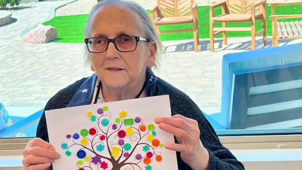 Button Tree a beautiful project full of vibrant colors residents