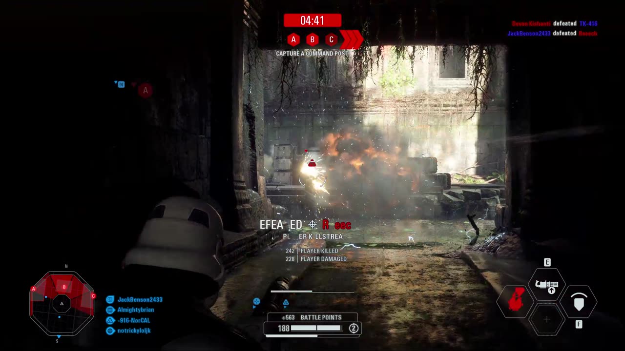 SWBF2 2017: Co-op Mission Galactic Empire Yavin 4 Gameplay