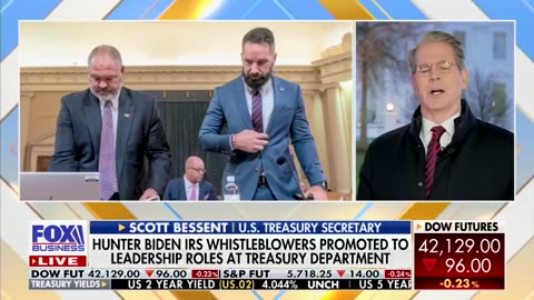Treasury Secretary Scott Bessent has promoted the Hunter Biden IRS whistleblowers to leadership roles at the Treasury Department.